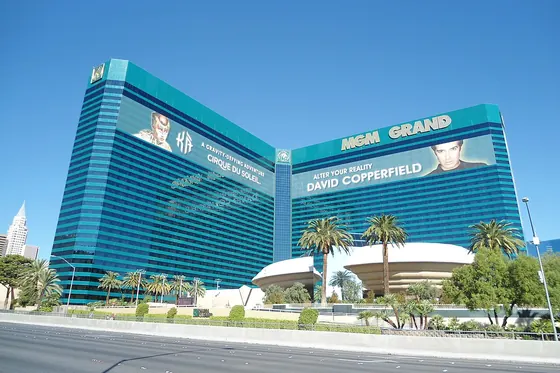MGM Grand Las Vegas desde el bulevar